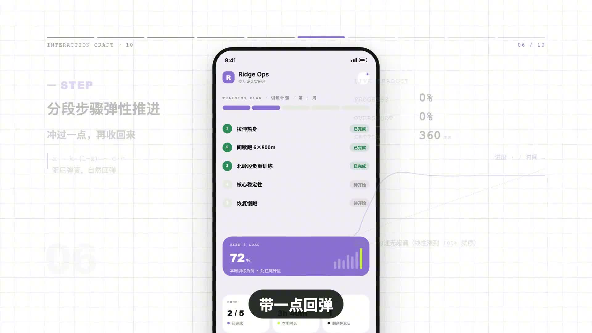 分段步骤弹性推进演示截图