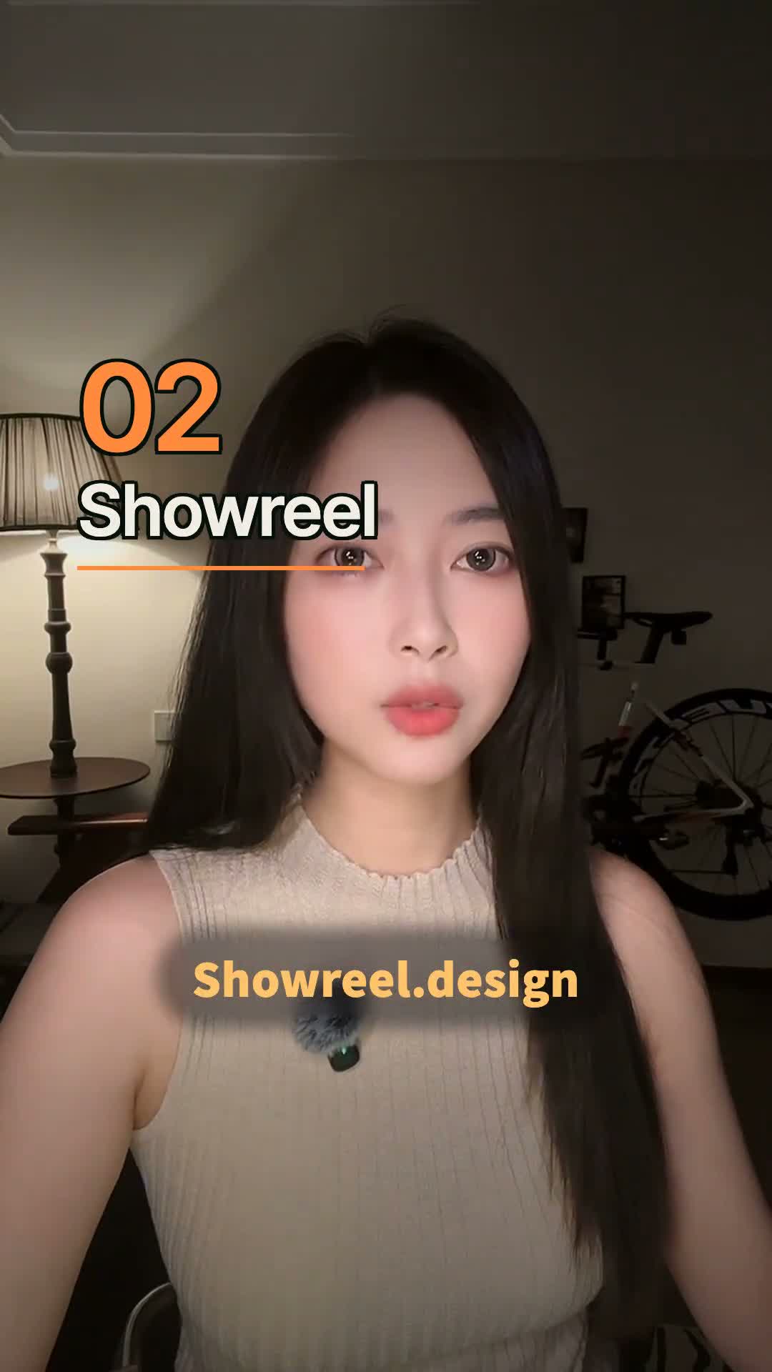 视频画面展示 Showreel 动态设计作品网站