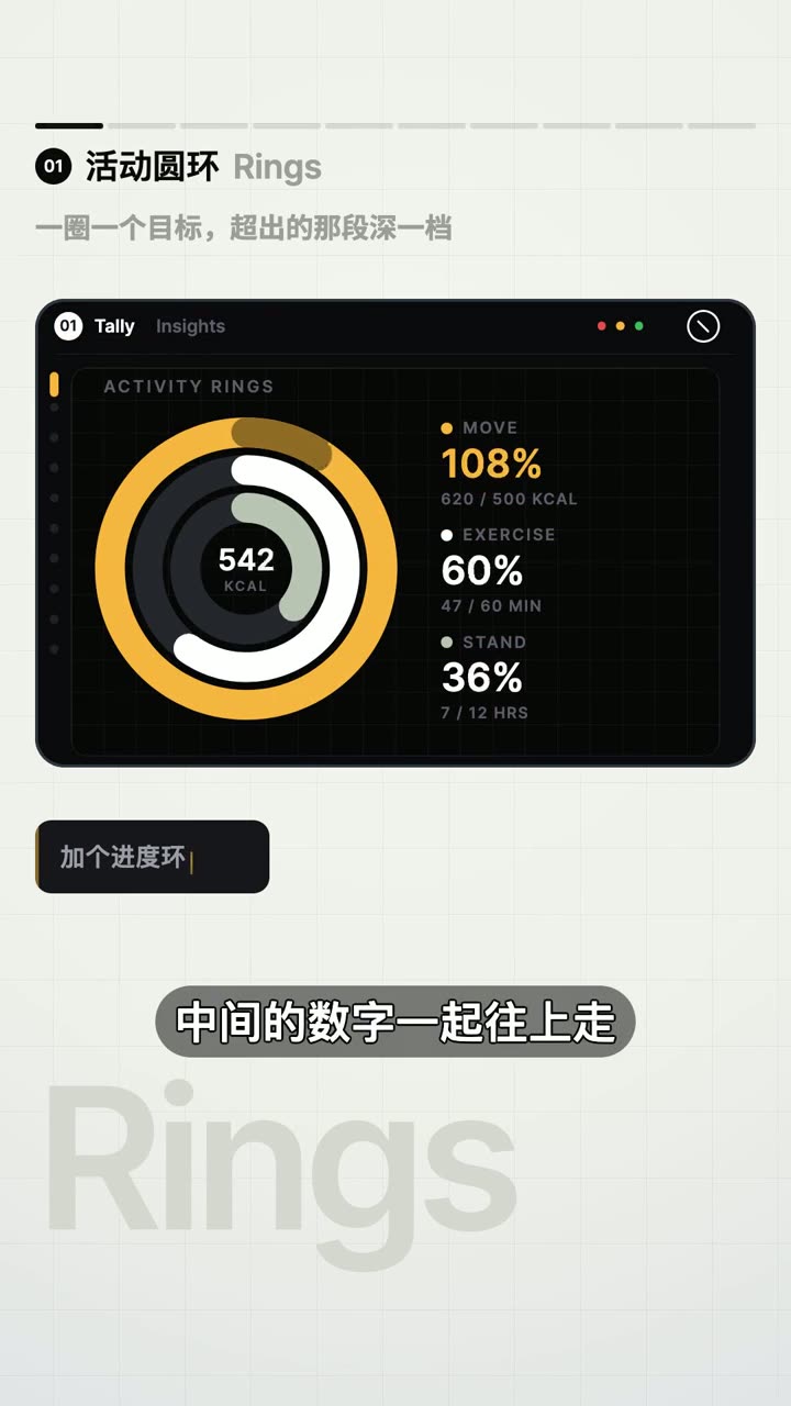 活动圆环图表控件的视频演示截图