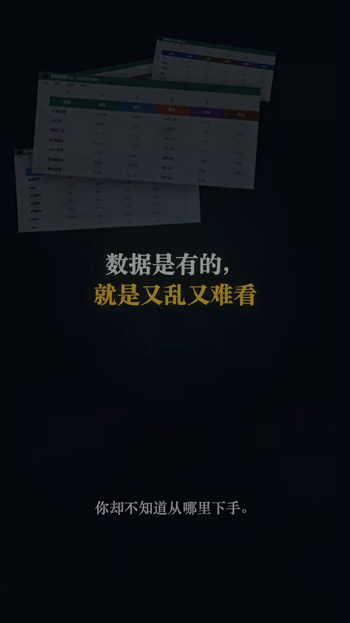 数据出口：Excel → 网页 PPT