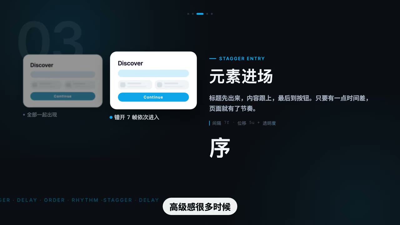 文字动效演示（TEXT MOTION），数字滚动切换 + 状态文字自然替换